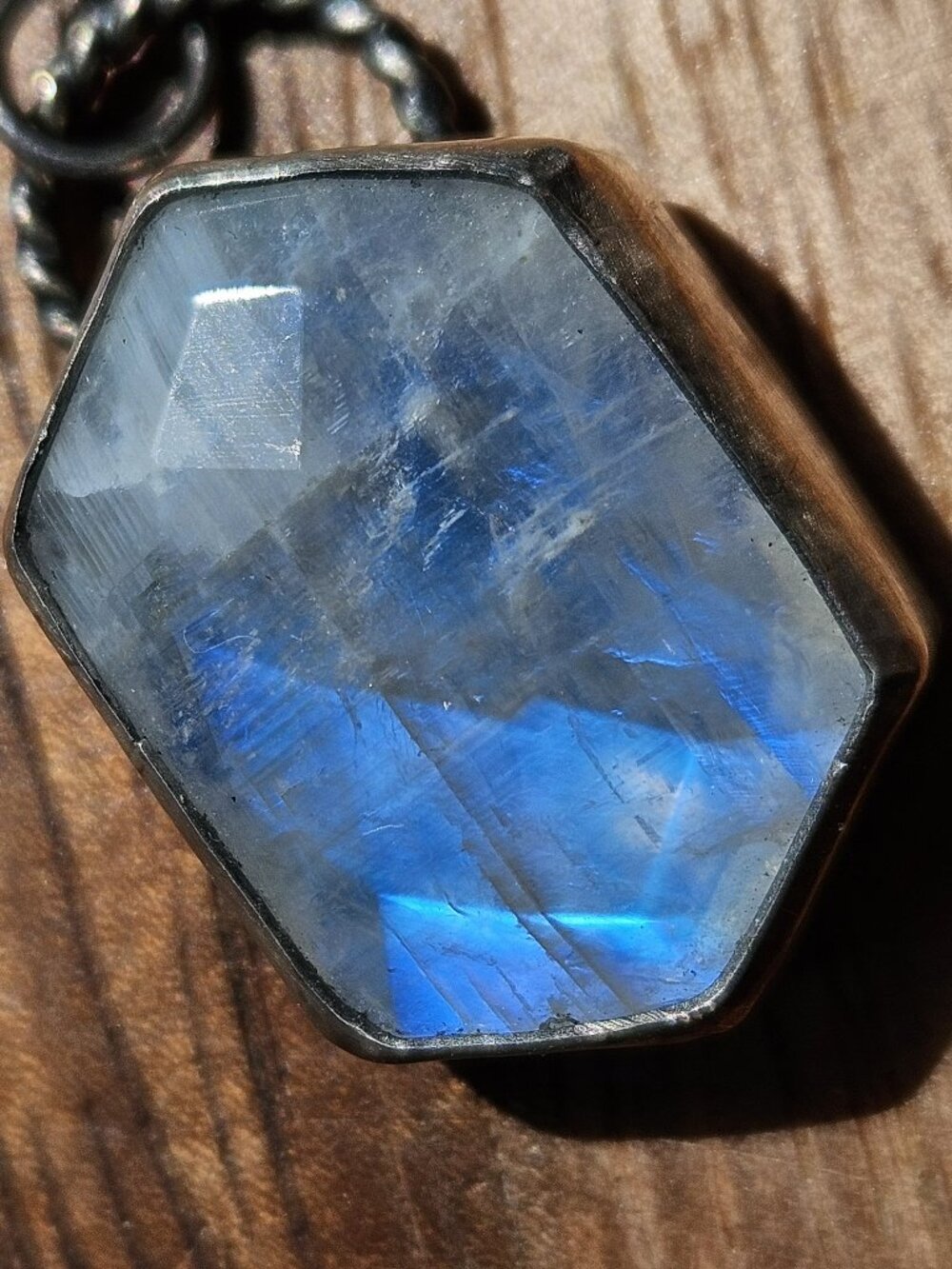 Flashy Moonstone Pendant - Picture 3 of 8